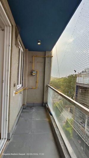 Balcony in 2 BHK Builder Floor at Vasant Kunj – for Rent