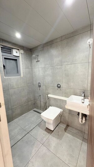 Bathroom in 2 BHK Apartment at Ahura Ecopolitan, Punawale – for Rent