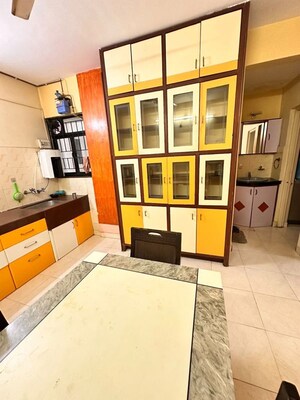 Living Room in 2.5 BHK Apartment at Harsh Paradise, Aundh – for Rent
