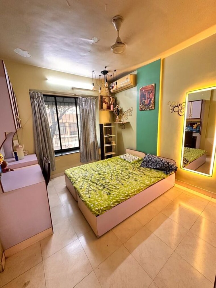 Bedroom, harsh-paradise 2.5 Bedroom 950 Sq.Ft. Apartment In Aundh Pune 10668246
