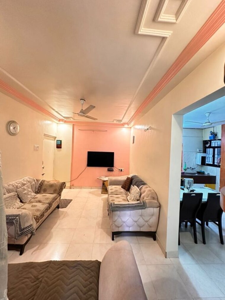 Living Room, harsh-paradise 2.5 Bedroom 950 Sq.Ft. Apartment In Aundh Pune 10668246