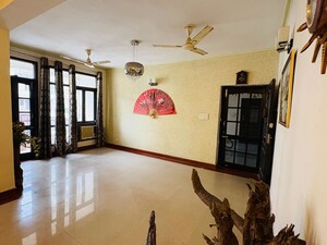 Living Room in 3 BHK Apartment at Jaipurias Sunrise Greens Zirakpur, Vip Road – for Rent