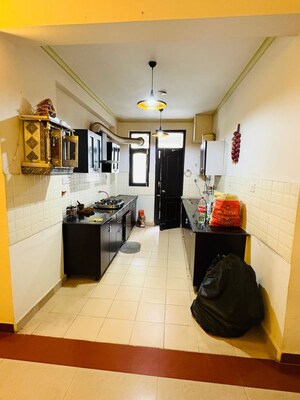 Living Room in 3 BHK Apartment at Jaipurias Sunrise Greens Zirakpur, Vip Road – for Rent