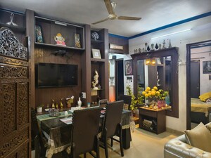 Dining area in 3 BHK Apartment at SVP Gulmohur Garden, Raj Nagar Extension – for Sale