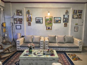 Living Room in 3 BHK Apartment at SVP Gulmohur Garden, Raj Nagar Extension – for Sale