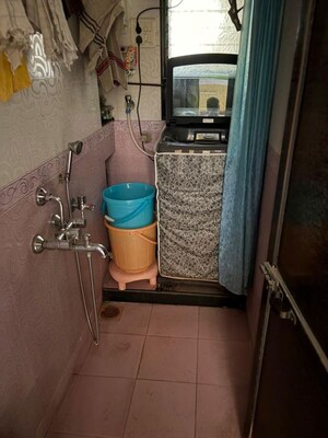 Bathroom in 2 BHK Apartment at Tulip Park CHS, Andheri East – for Rent