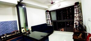 Living Room in 1 BHK Apartment at Lodha Crown Quality Homes, Majiwada – for Sale