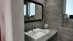 Bathroom in 2 BHK Apartment at Neelam Senroofs, Nahur East – for Sale