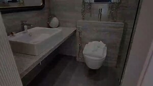 Bathroom in 2 BHK Apartment at Neelam Senroofs, Nahur East – for Sale