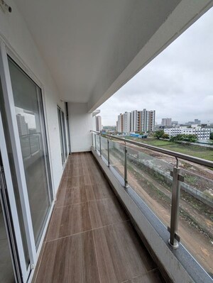 Balcony in 3.5 BHK Apartment at Gera World of Joy, Kharadi – for Rent