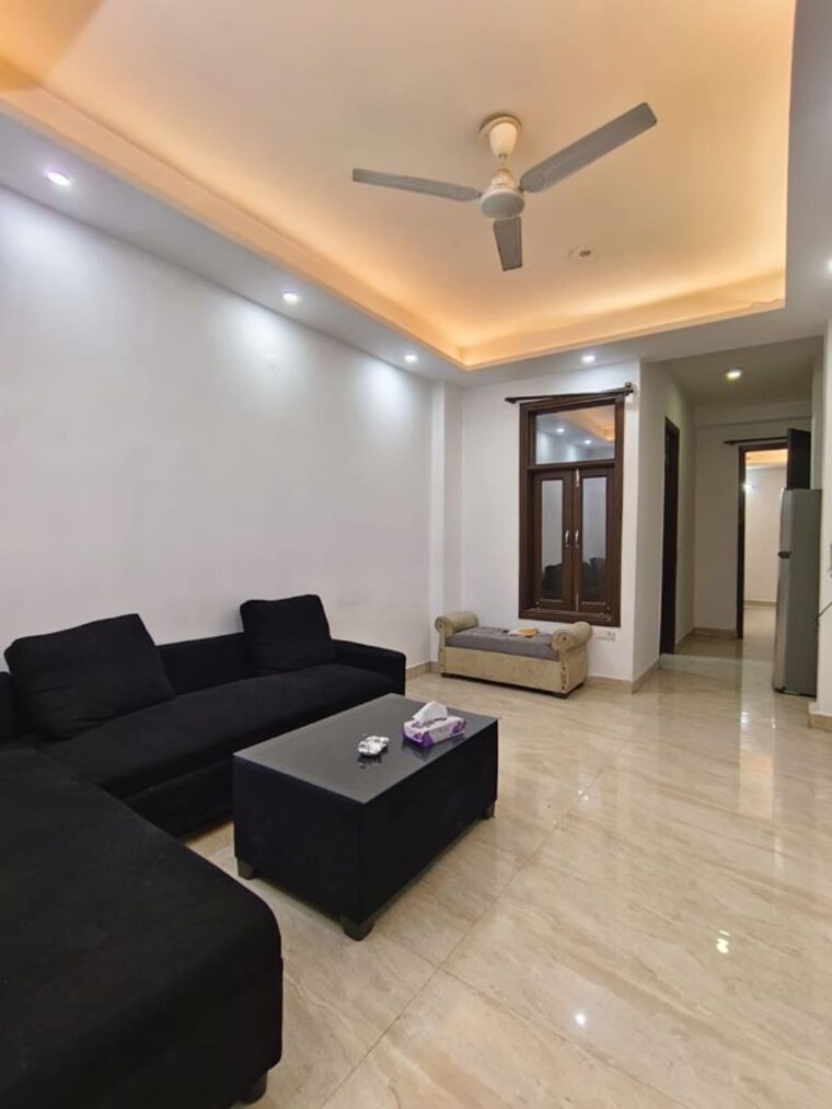 Living Room, saket 2 Bedroom 850 Sq.Ft. Builder Floor In Saket Delhi 10668366