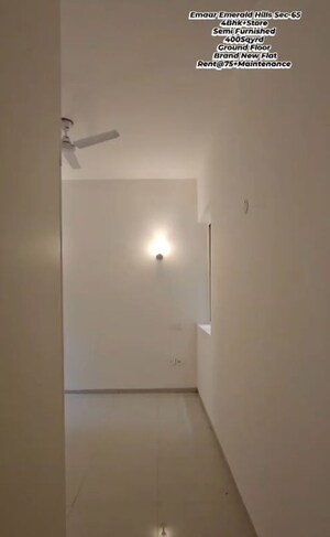 Bedroom in 4 BHK Apartment at Emaar MGF Emerald Hills, Sector 65 – for Rent
