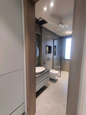 Bathroom in 3 BHK Builder Floor at Palam Vihar – for Rent