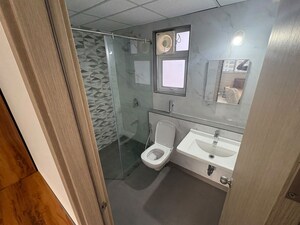 Bathroom in 2.5 BHK Apartment at Kumar Megapolis Mystic, Hinjewadi – for Rent