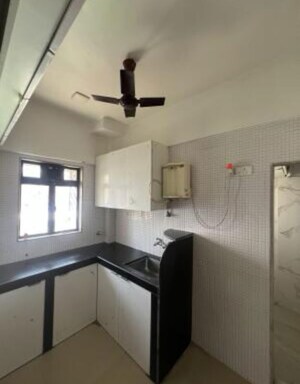 Kitchen in 1 BHK Apartment at Bandra West – for Rent