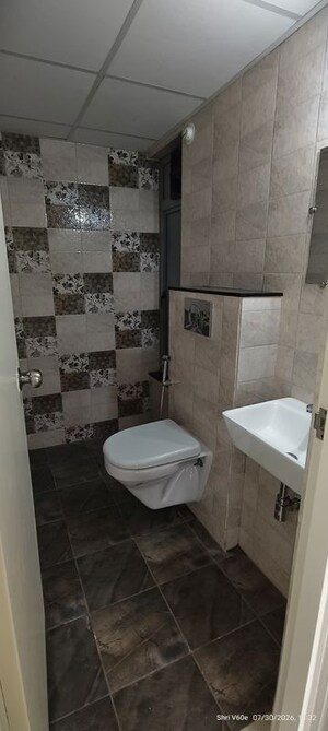 Bathroom in 2 BHK Apartment at Mahindra Happinest Tathawade Phase 1, Tathawade – for Rent