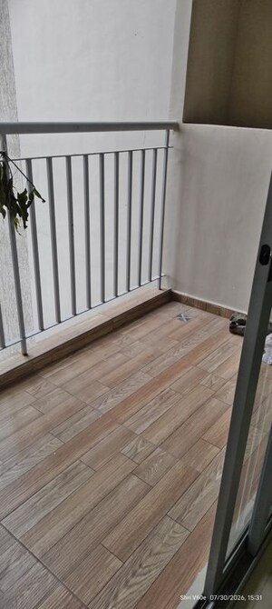 Balcony in 2 BHK Apartment at Mahindra Happinest Tathawade Phase 1, Tathawade – for Rent