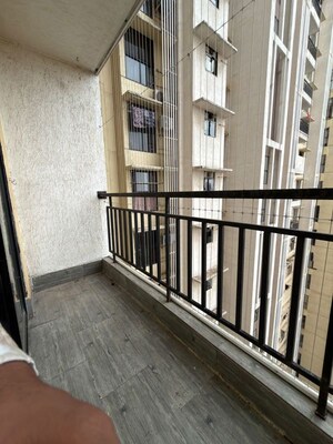 Balcony in 1 BHK Apartment at Runwal Gardens, Dombivli East – for Rent