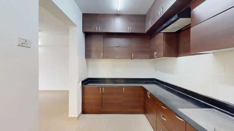 Kitchen, ozone-evergreens 2 Bedroom 953 Sq.Ft. Apartment In Harlur Bangalore 10668478