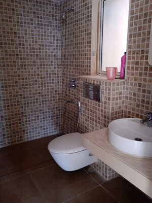 Bathroom in 2 BHK Apartment at Lodha Aurum, Kanjurmarg East – for Rent