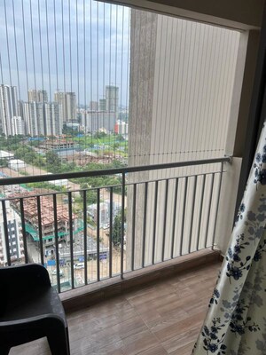Balcony in 2 BHK Apartment at Mahindra Happinest Tathawade Phase 1, Tathawade – for Rent