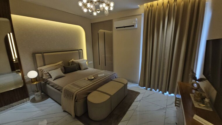 Bedroom, aura-gazania 3 Bedroom 2190 Sq.Ft. Apartment In Nabha Zirakpur 10668476