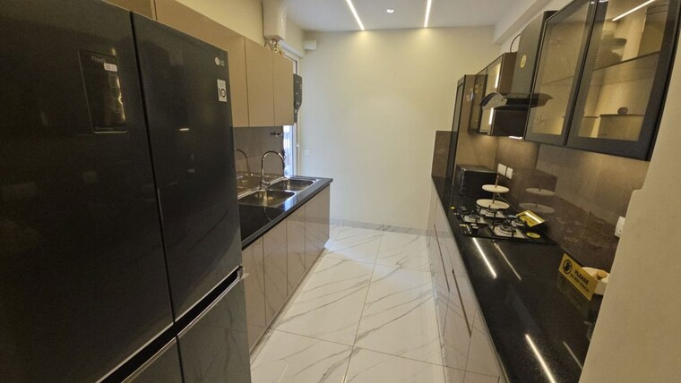 Kitchen, aura-gazania 3 Bedroom 2190 Sq.Ft. Apartment In Nabha Zirakpur 10668476