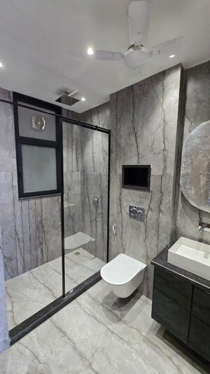 Bathroom in 3 BHK Builder Floor at Palam Vihar – for Rent