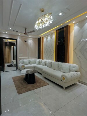 Living Room in 3 BHK Builder Floor at Mahavir Enclave 1 – for Sale