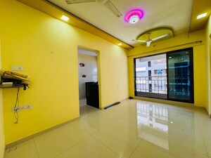 Living Room in 1 BHK Apartment at Ghanshyam Enclave, Vasai West – for Sale