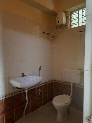 Bathroom in 2 BHK Apartment at Janapriya Greenwood, Chikbanavara – for Rent