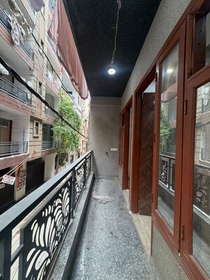 Balcony in 3 BHK Builder Floor at Chattarpur – for Rent
