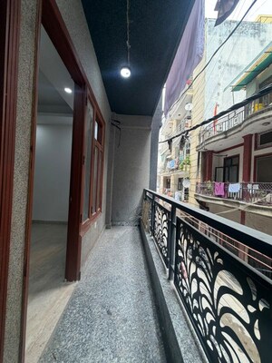 Balcony in 3 BHK Builder Floor at Chattarpur – for Rent
