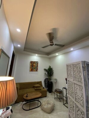 Living Room in 3 BHK Builder Floor at Rajouri Garden – for Rent