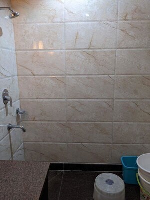 Bathroom in 3 BHK Builder Floor at Kalkaji – for Rent