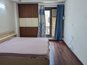 Bedroom in 3 BHK Builder Floor at Kalkaji – for Rent