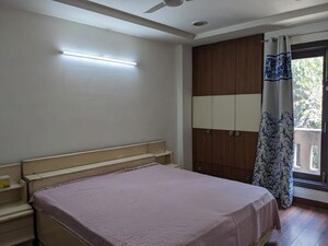 Bedroom in 3 BHK Builder Floor at Kalkaji – for Rent