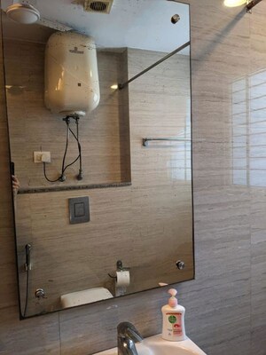 Bathroom in 3 BHK Builder Floor at Kalkaji – for Rent