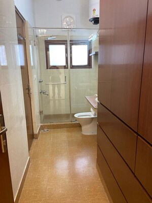 Building Lobby in 4 BHK Apartment at Greater Kailash I – for Rent