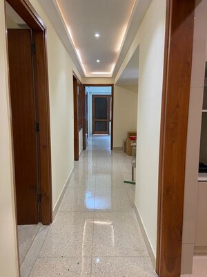 Building Lobby in 4 BHK Apartment at Greater Kailash I – for Rent
