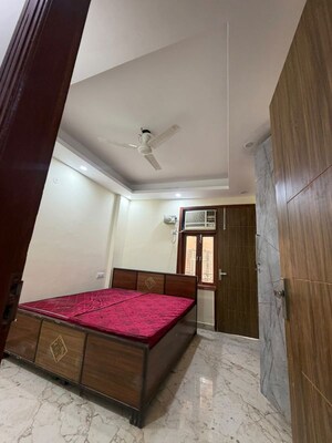 Bedroom in 2 BHK Builder Floor at Chattarpur – for Rent