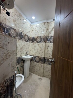 Washroom in 2 BHK Builder Floor at Chattarpur – for Rent