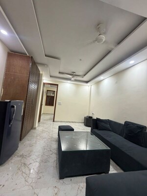 Living Room in 2 BHK Builder Floor at Chattarpur – for Rent