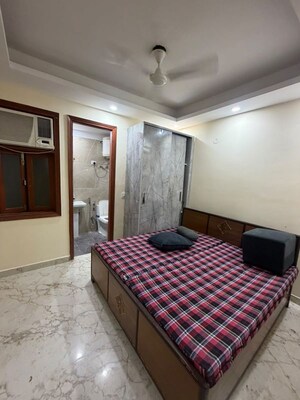 Bedroom in 2 BHK Builder Floor at Chattarpur – for Rent