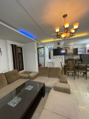 Living Room in 3 BHK Apartment at Saket – for Rent