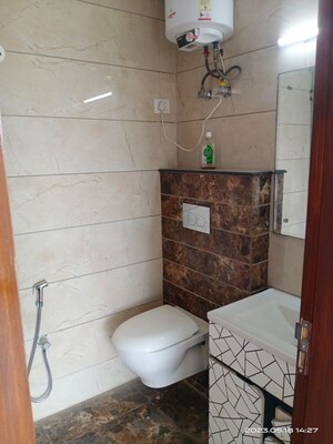 Bathroom in 4 BHK Apartment at Vasant Kunj – for Rent
