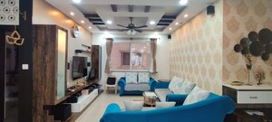 Living Room in 3.5 BHK Apartment at Prestige Ferns Residency, Harlur – for Rent