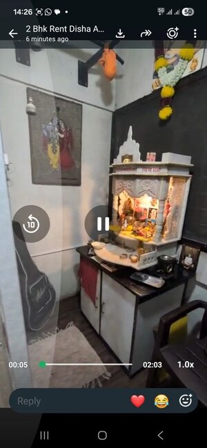 Furnished Amenities in 2 BHK Apartment at Carnation Apartment, Aundh – for Rent
