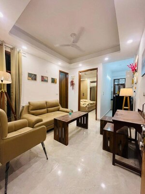 Living Room in 1 BHK Builder Floor at Saket – for Rent