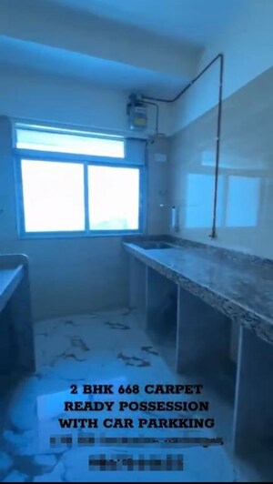 Kitchen in 2 BHK Apartment at Kuber Palace, Dahisar West – for Sale